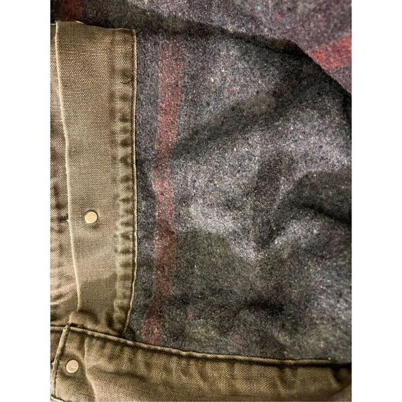 VTG Carhartt Blanket Lined Distressed thick warm Coat   Sz 3X - Picture 7 of 9